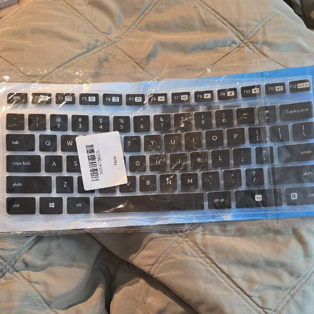 Premium Black Keyboard Protector Compatible W/ Logitech MK235 K375S Silicone